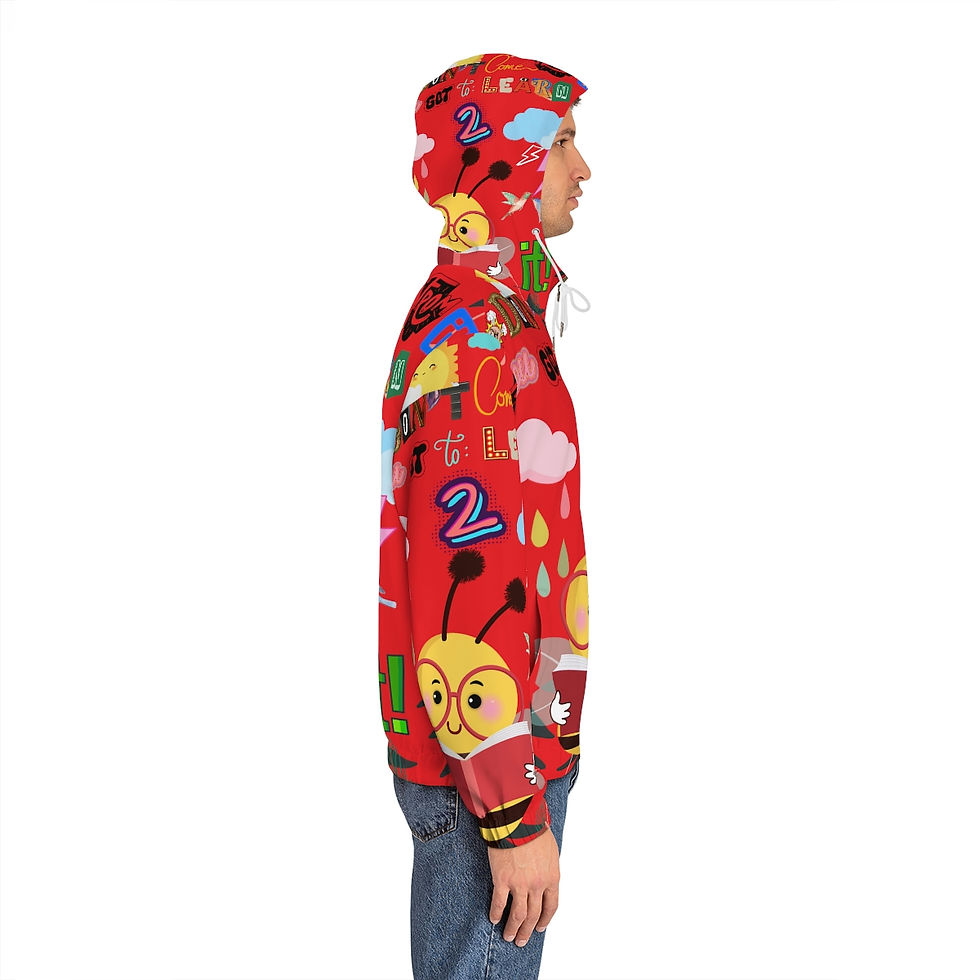 Miniatura: GOODIES APPAREL Men's Full-Zip Hoodie (AOP)