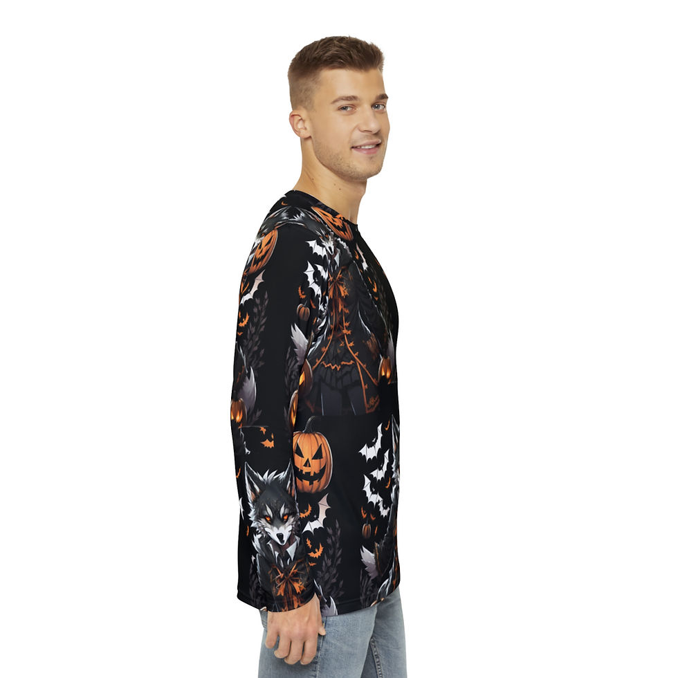 Thumbnail: Men's Long Sleeve Shirt (AOP)