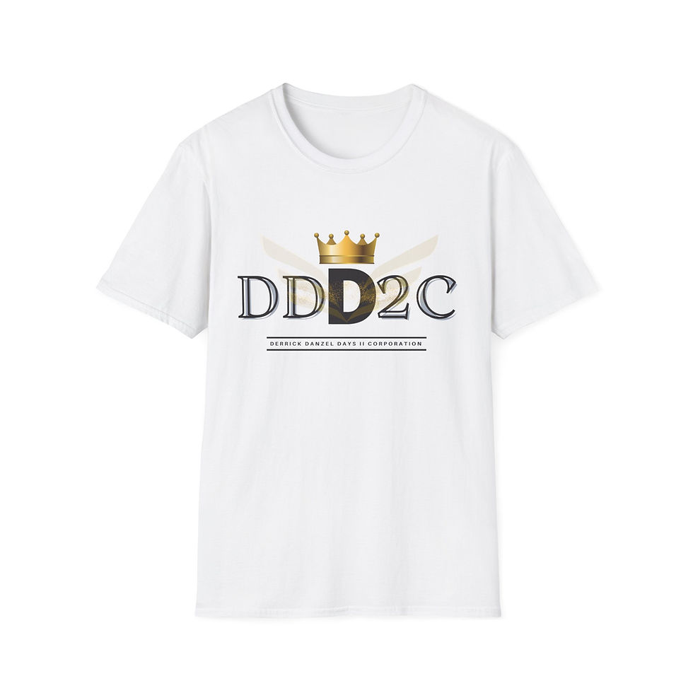 縮圖：DD D2C Logo T-Shirt — Crowned D2C Brand Tee