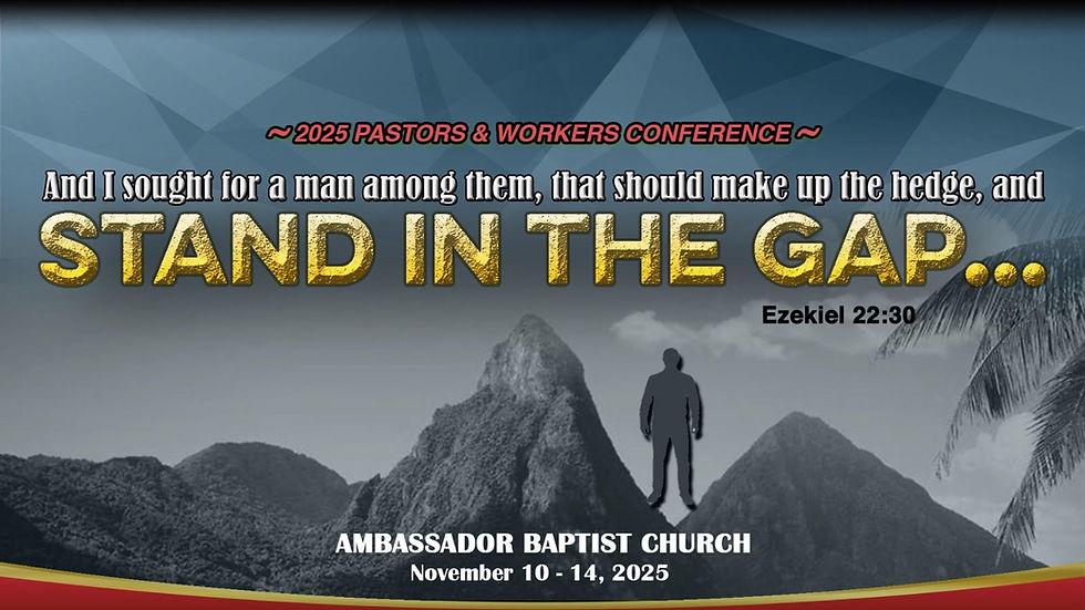 2025 St. Lucia Conference