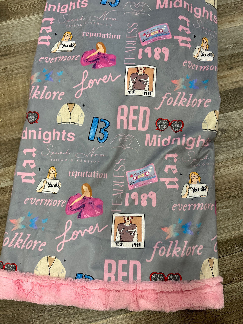 Swiftie pink luxe backing