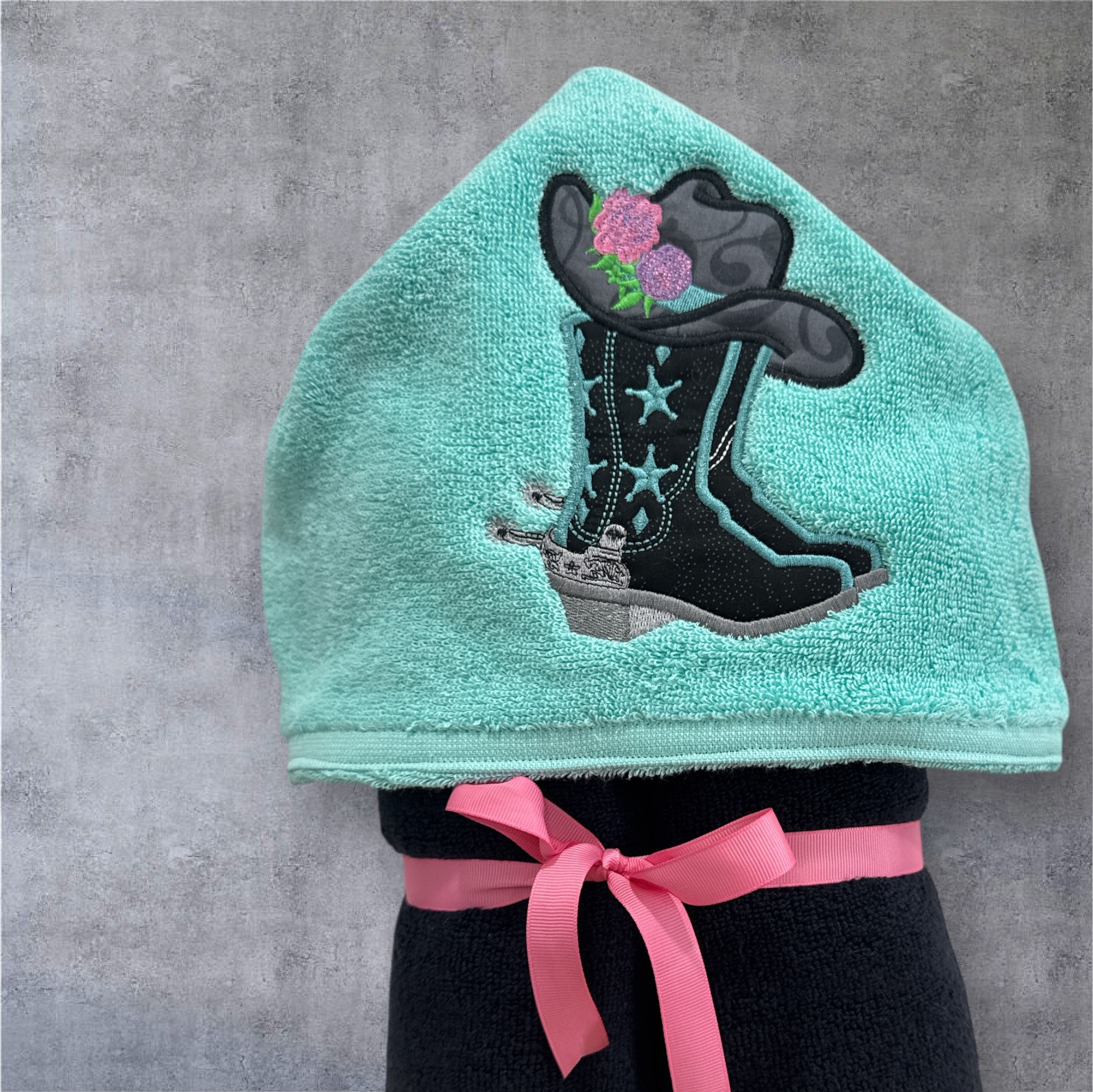 Cowgitl boot teal 