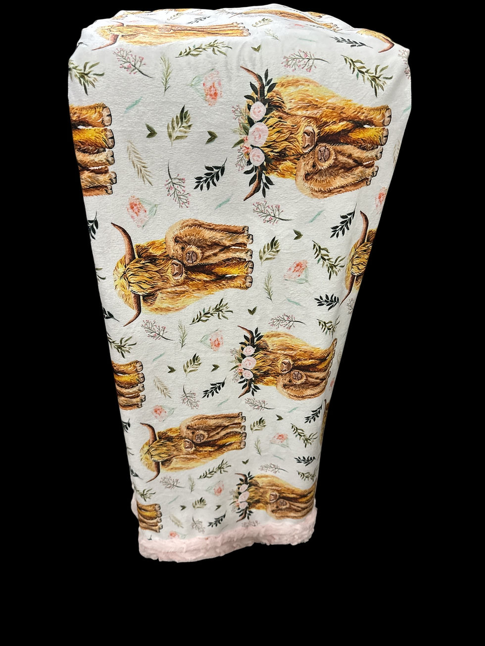 Highland pink luxe backing