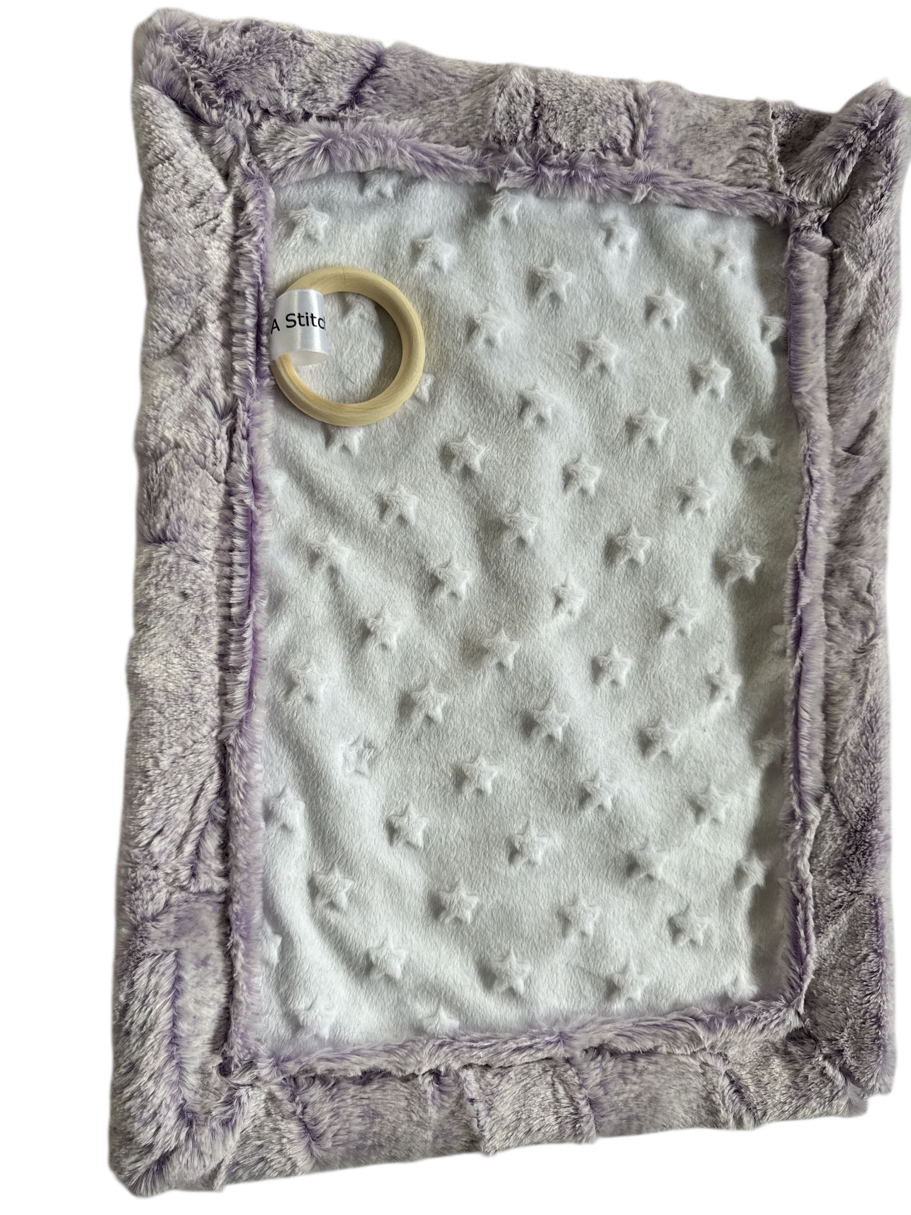 Star / lilac backing 