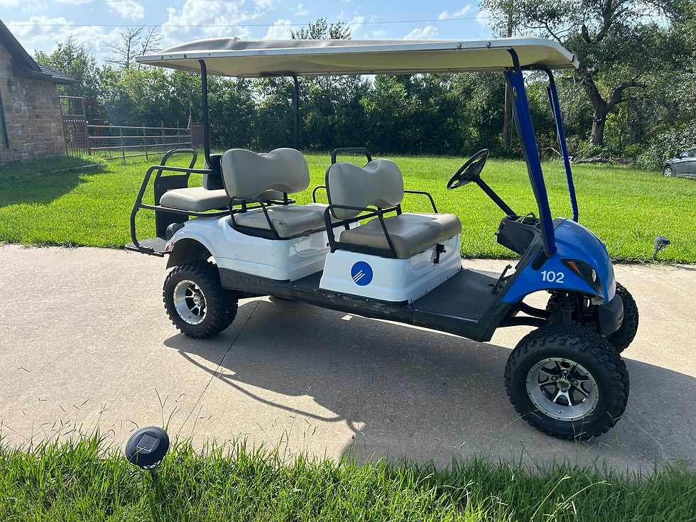 Thumbnail: Golf cart lifted 6 seater 