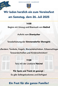 Vereinsfest 2025