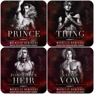 Dark Prince Blueblood Vampires Series, Book 1-4 By: Michelle Hercules