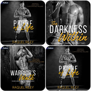 Proof of  Life Scars and Stripes Trilogy, Book 1-3 By: Raquel Riley