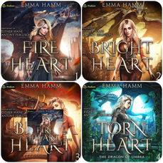 Fire Heart The Dragon of  Umbra, Book 1-5 By: Emma Hamm
