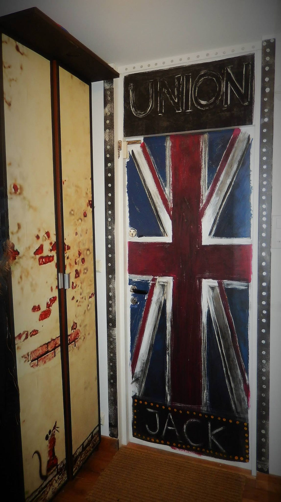 painted door