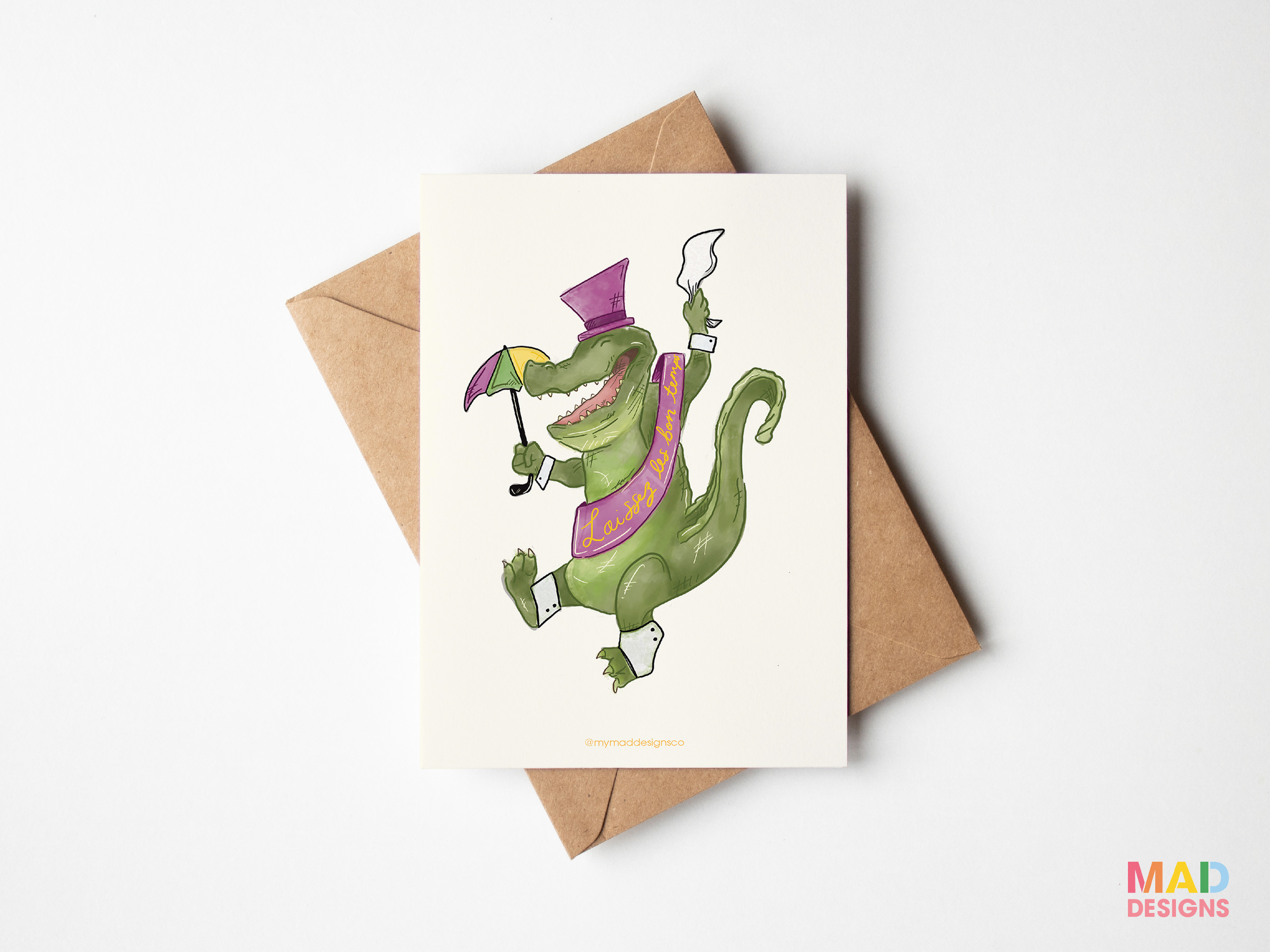 Mardi Gras Greeting Card Trio, Set of 6