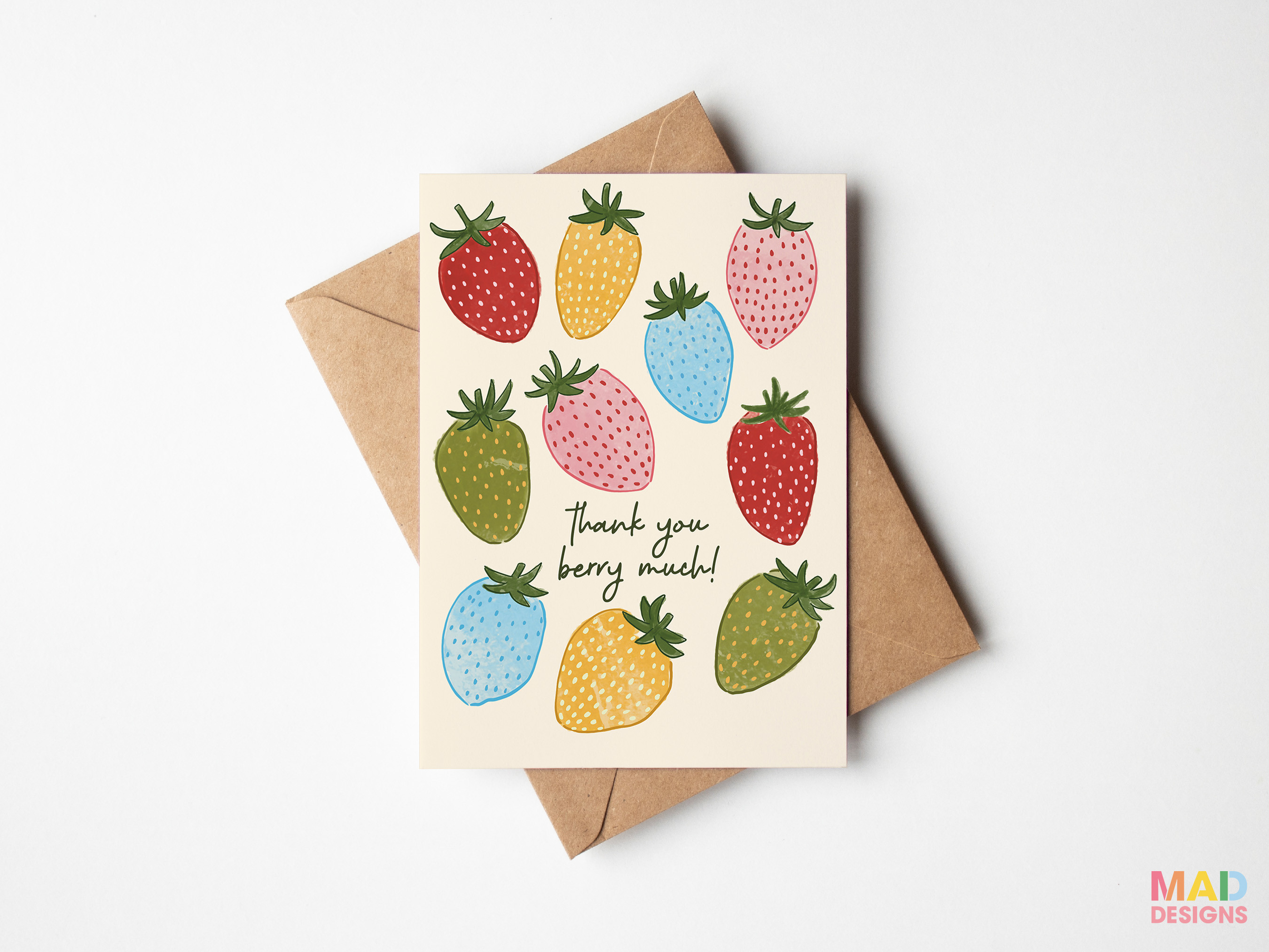 Thank You Berry Much Card
