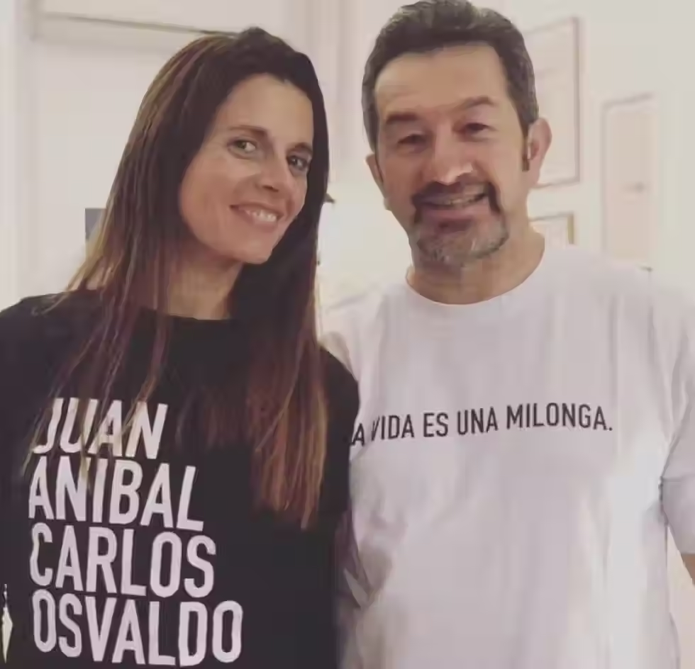 T-shirt "la vida es una milonga" - pour homme