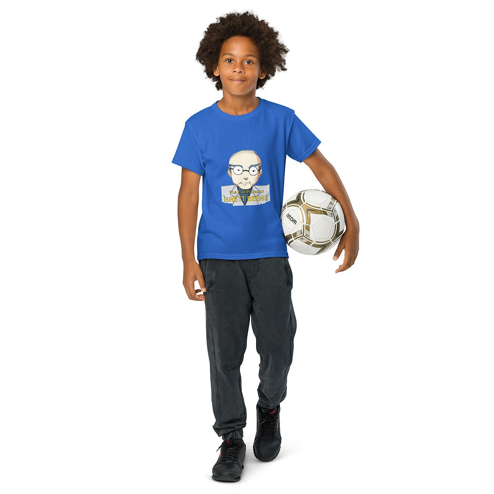 Thumbnail: 17- "Professor Beenie headshot" Youth t-shirt