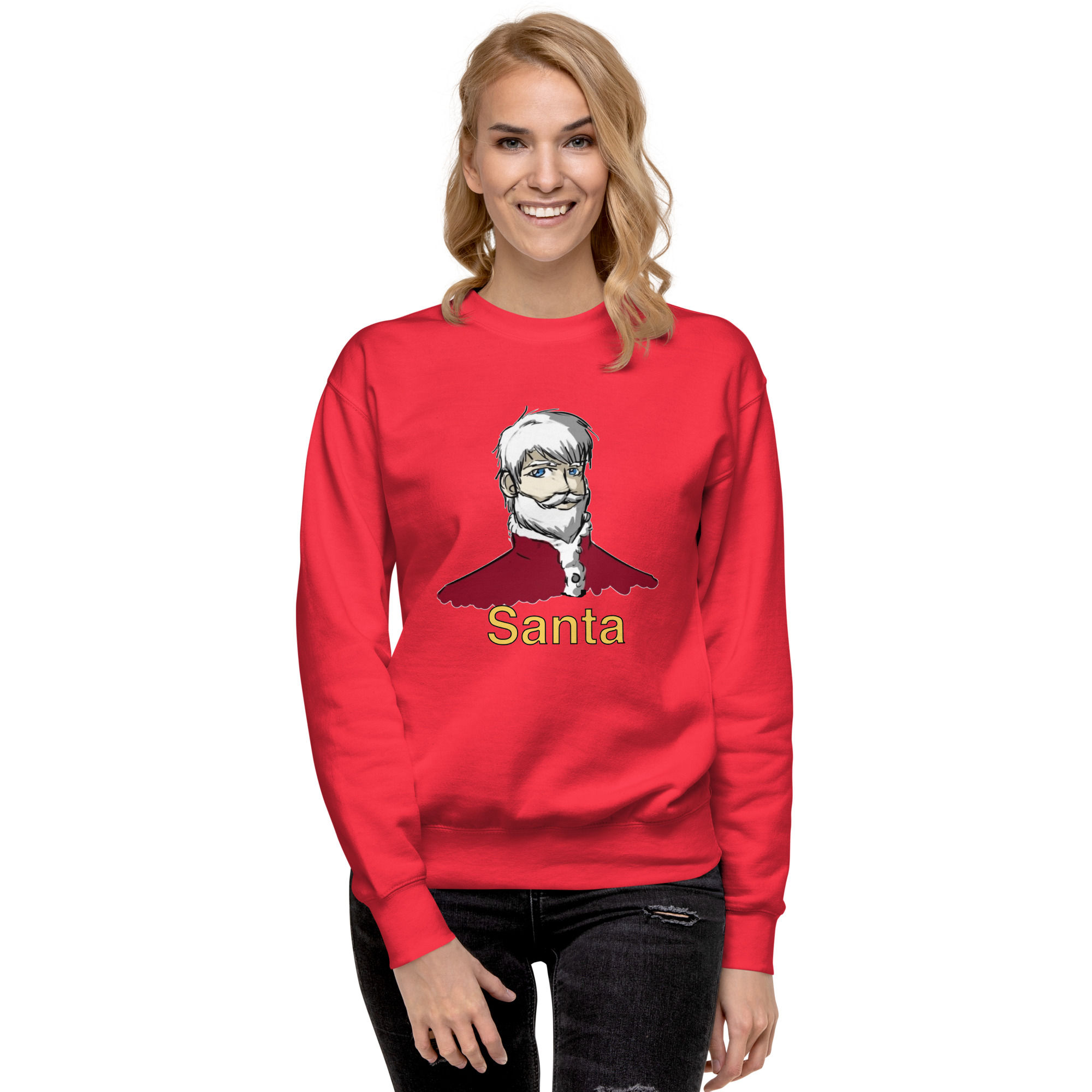 294- "Santa headshot" Unisex Premium Sweatshirt