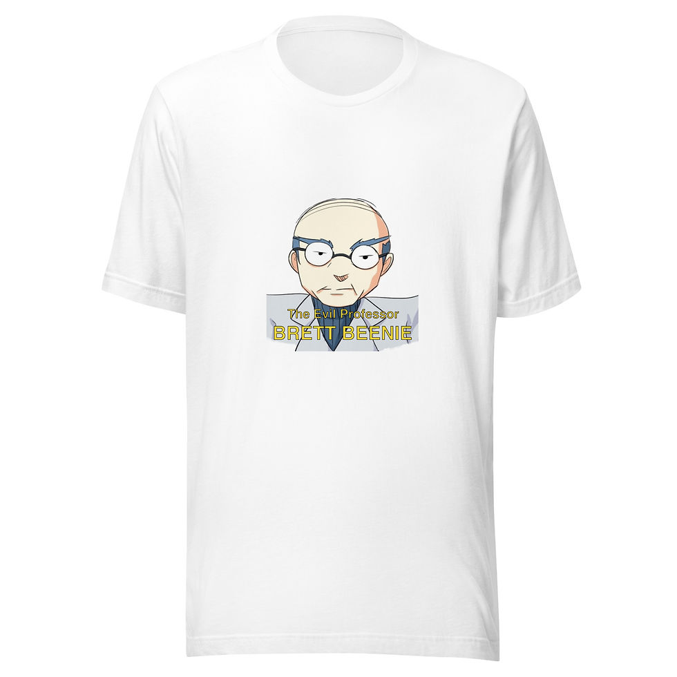 Thumbnail: 21- "Professor Beenie headshot" Unisex t-shirt