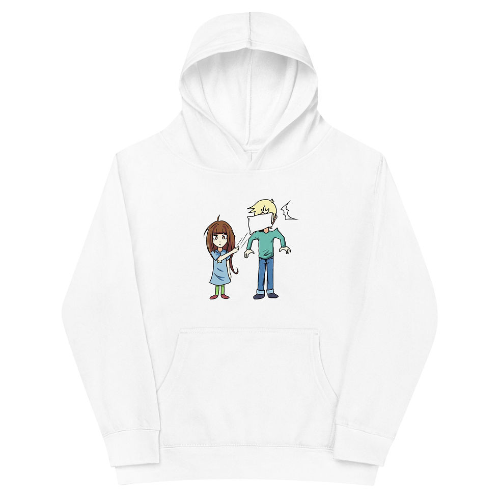 Thumbnail: 42- "Sisterly Love" Kids fleece hoodie