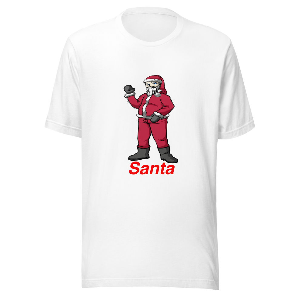 Thumbnail: 32- "Santa Waves" Unisex t-shirt