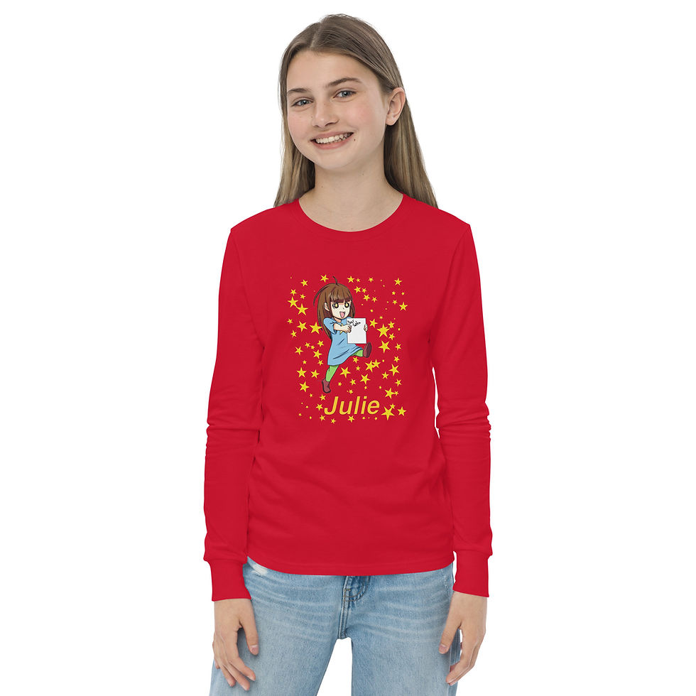 Thumbnail: 109- "Dear Santa" Youth long sleeve tee