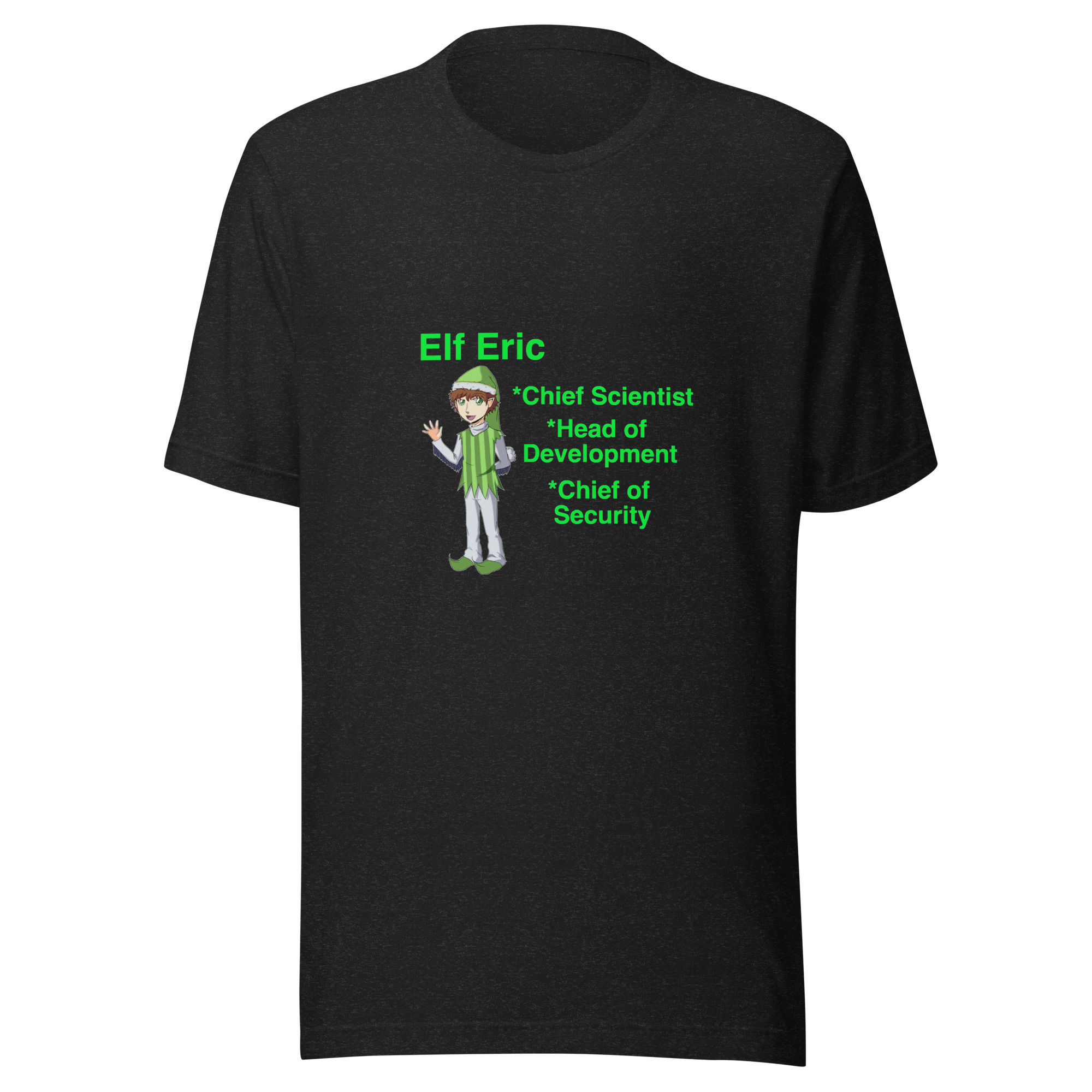 22- "Elf Eric green letters" Unisex t-shirt