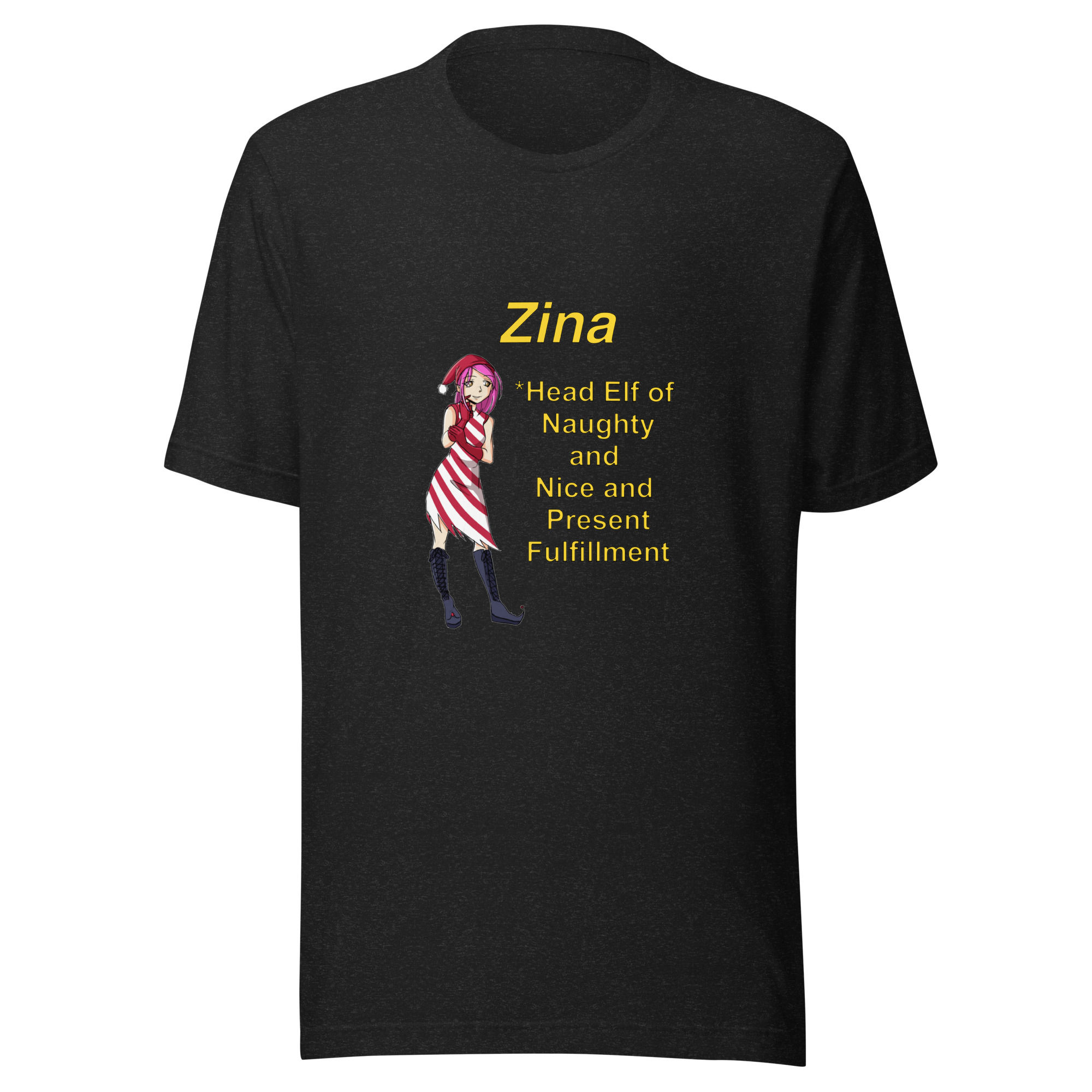 35- "Zina gold letters" Unisex t-shirt