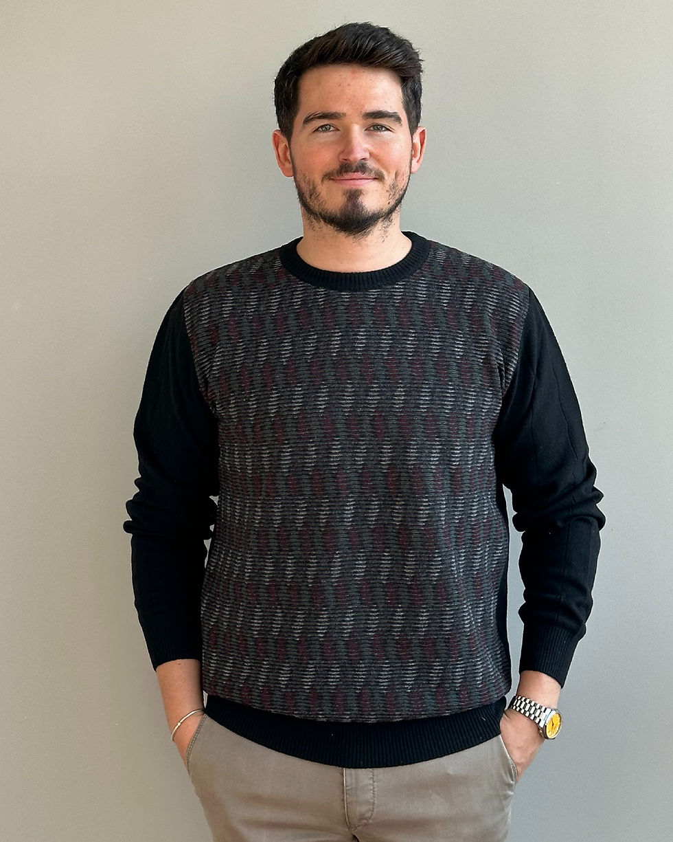 Sıfır Yaka Yün Kazak