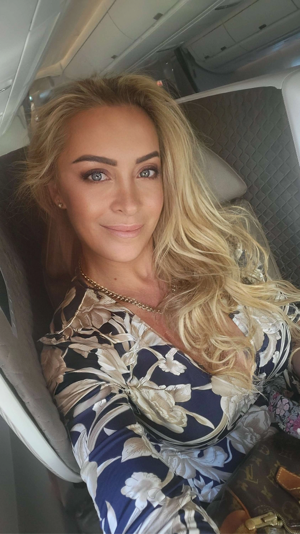 Rene Joile enjoying her love of flying and international travel as a Melbourne-based companion.