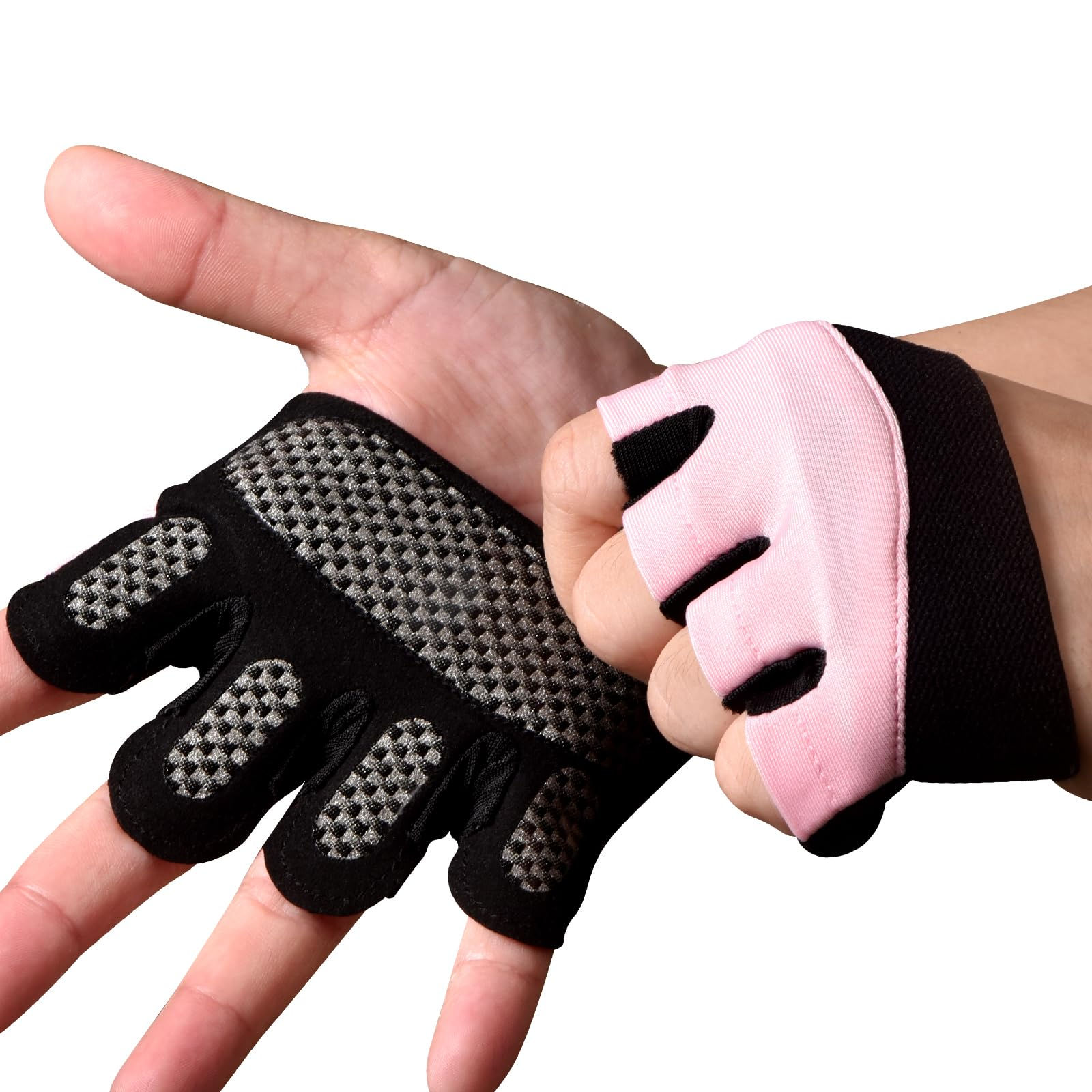 sunnex Gym Gloves for Women & Men - Fingerless Workout Gloves for Weightlifting