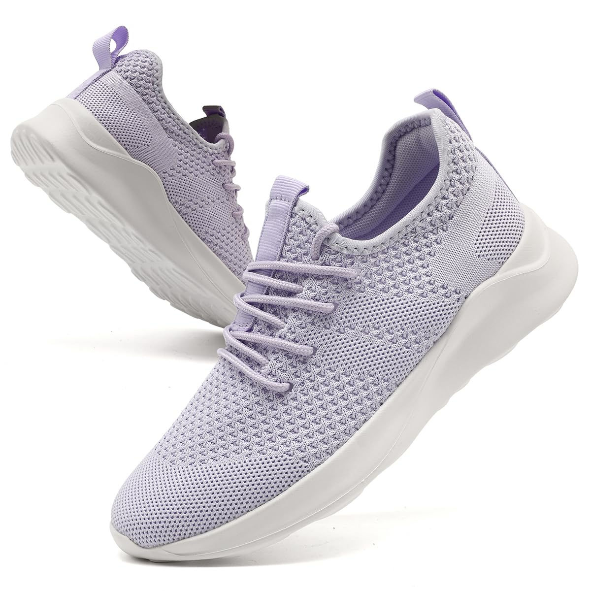 WOHHHW Women Walking Shoes Ladies Running Sneakers Breathable Mesh Sports Shoes