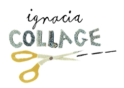Ignacia Collage, cuadros collage hechos con retazos de tela. Decora tu casa.