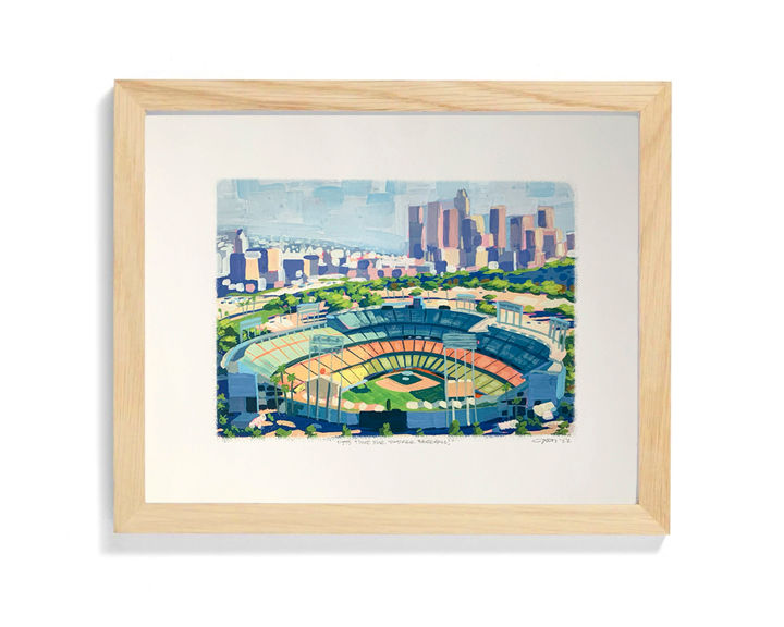Thumbnail: "It's time for Dodger Baseball!" Giclée print