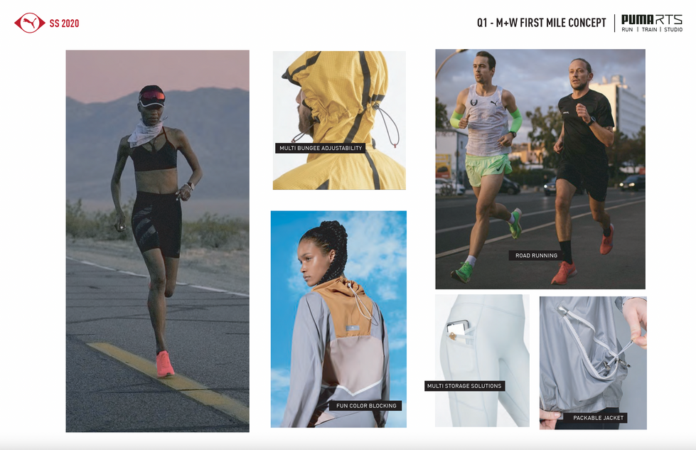 Puma x First Mile Apparel Moodboard