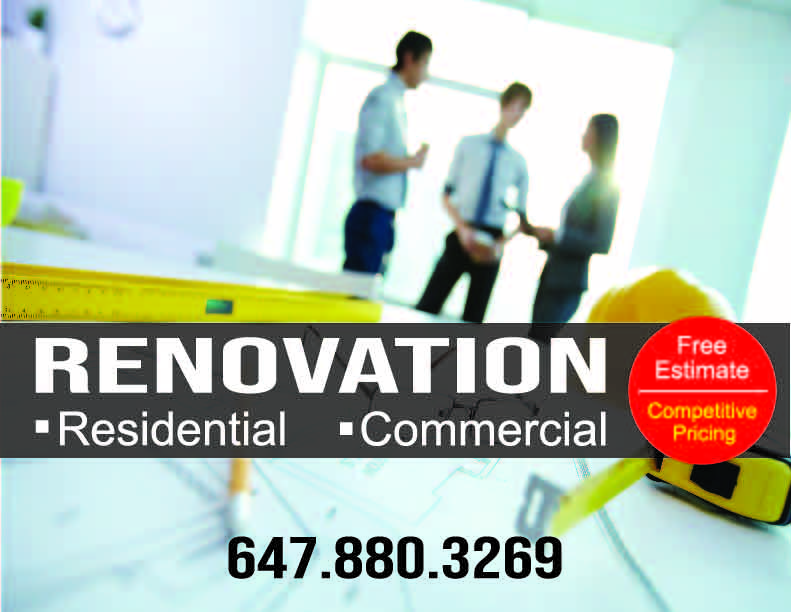 Renovation work shown by Forme Signs