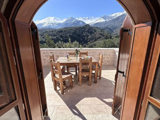 Villa Asteria with stunning views and beautiful garden with heated swimming pool.