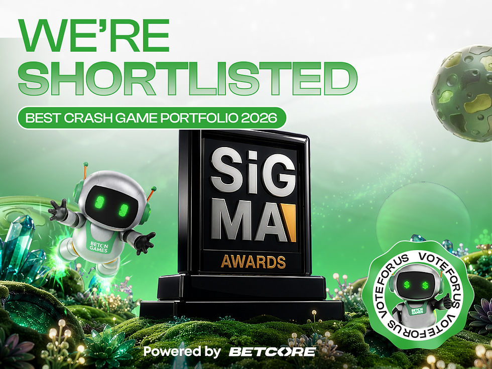 BetOnGames Shortlisted for Best Crash Game Portfolio 2026