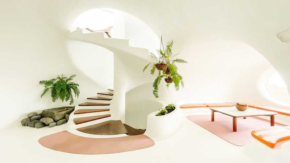Un décor minimalisme blanc au mirador del Rio 