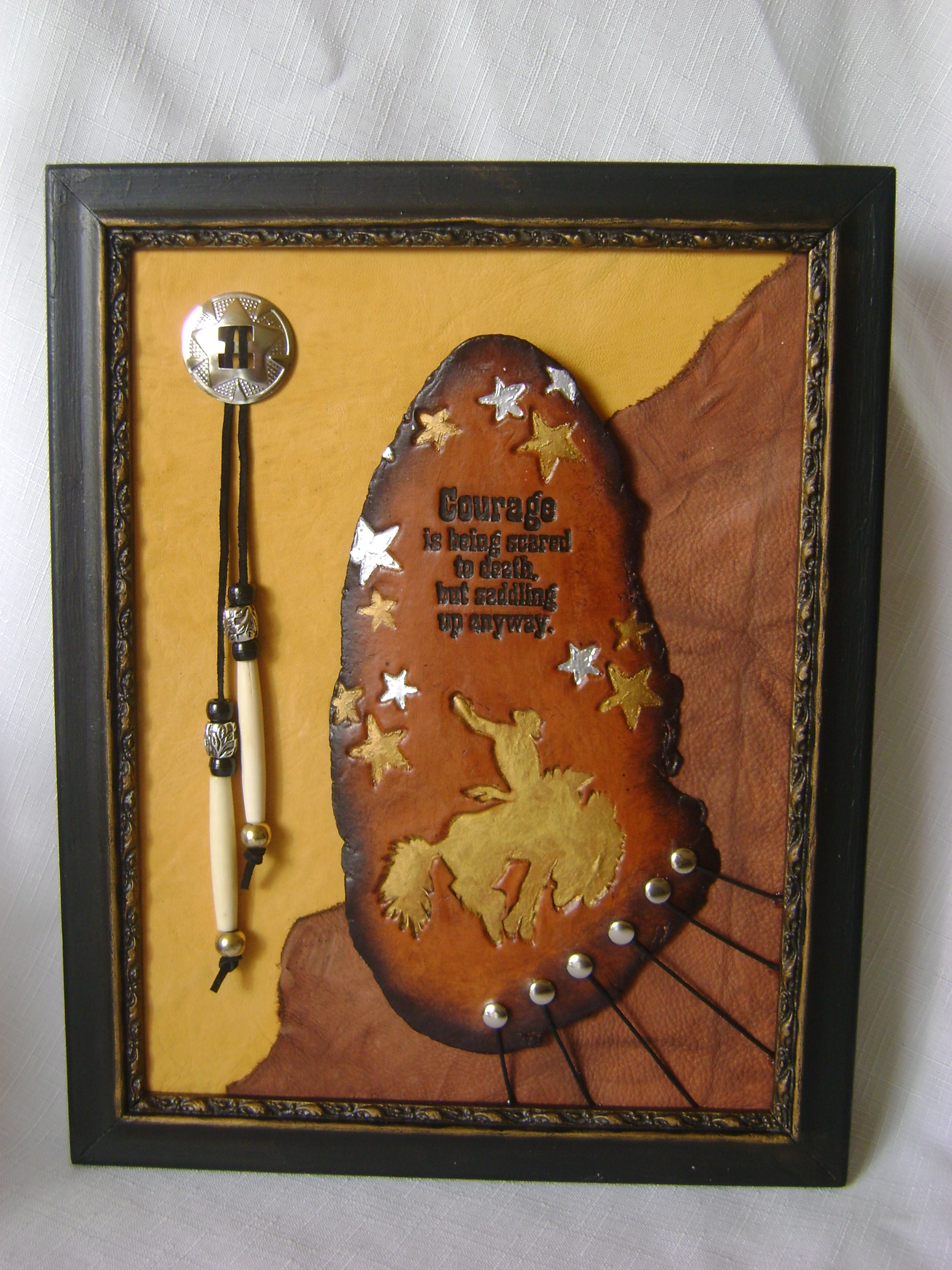 #380-Courage large with leather