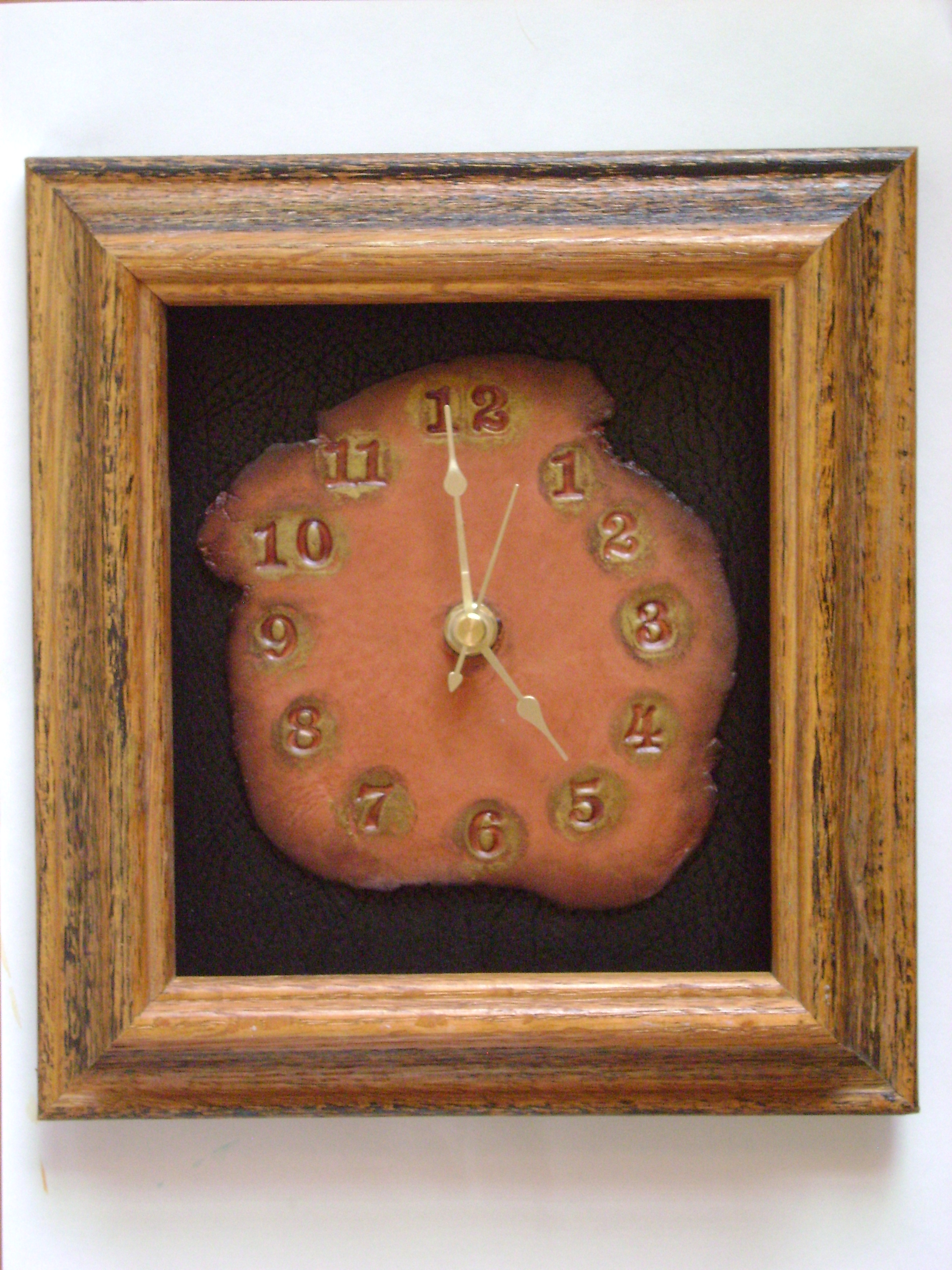 #168-Clock in frame