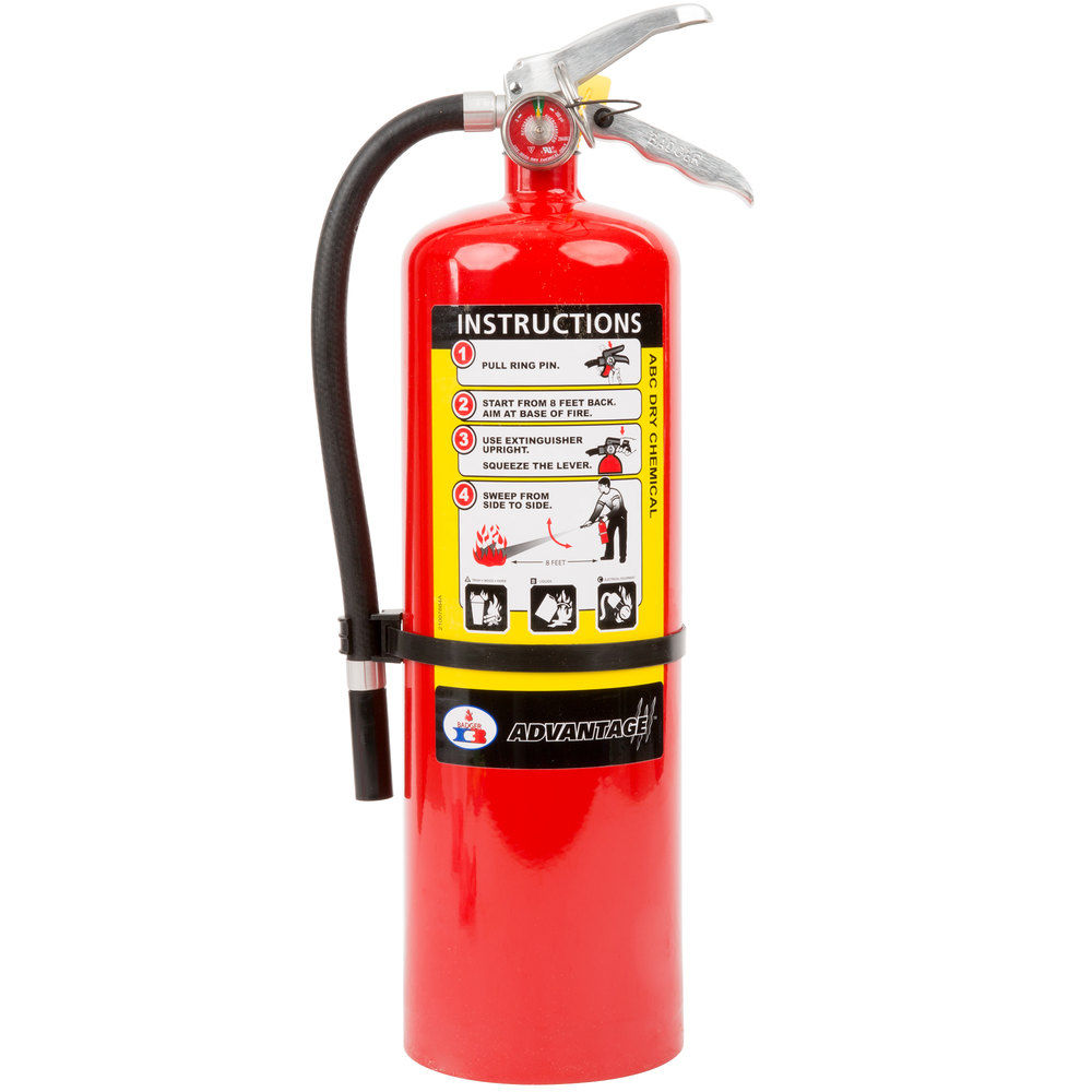 BADGER ADVANTAGE 10# ABC FIRE EXTINGUISHER
