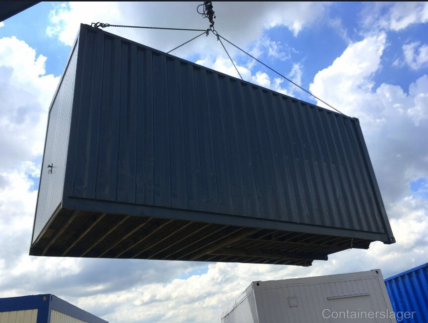 Thumbnail: Gebruikte 20-voets HC zeecontainer met garagedeur – 6m
