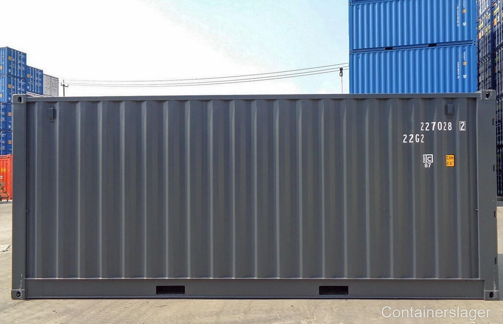 Thumbnail: New 20-foot Open Side Shipping Container – Watertight & Transport Certified