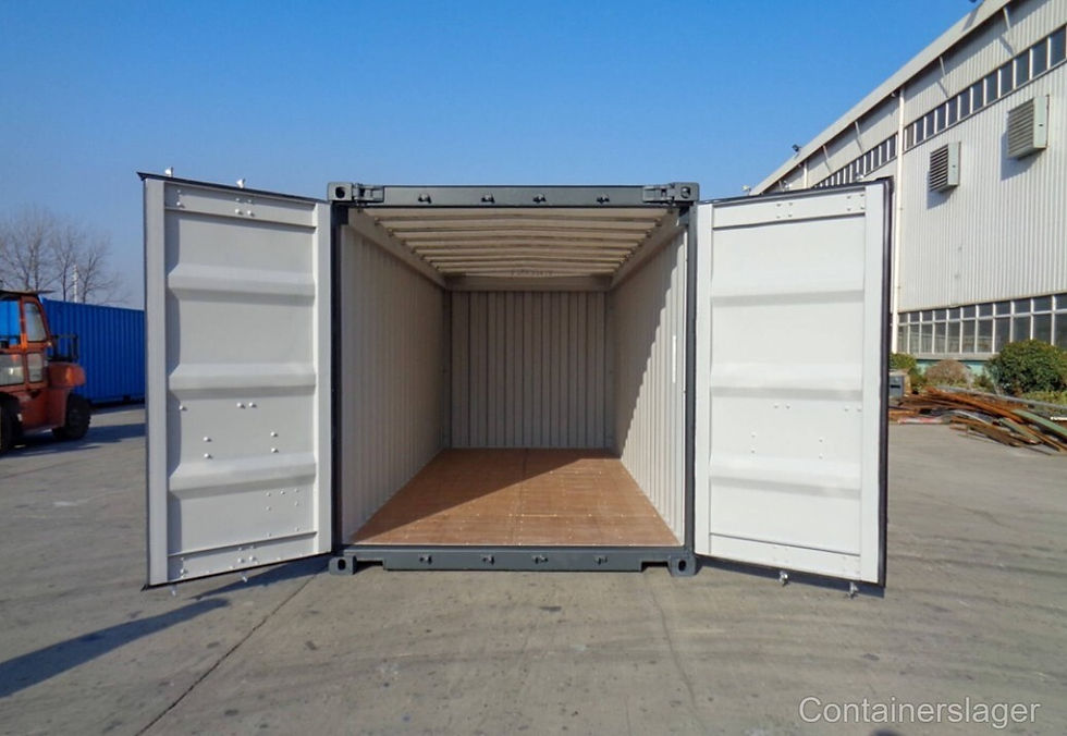 Miniaturebillede: Ny 20-fods åben top container – vandtæt og CSC-certificeret