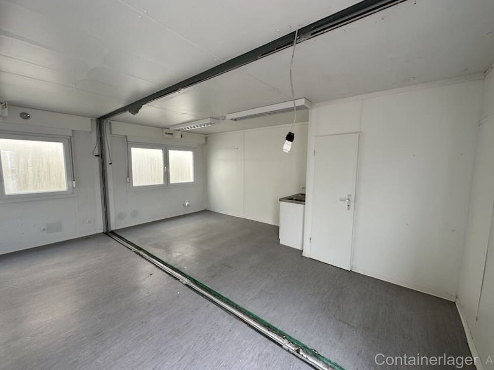 Miniaturbild: 36 m² Containerhaus – Küche und Toilette – Isoliertes 6x6 m Modul