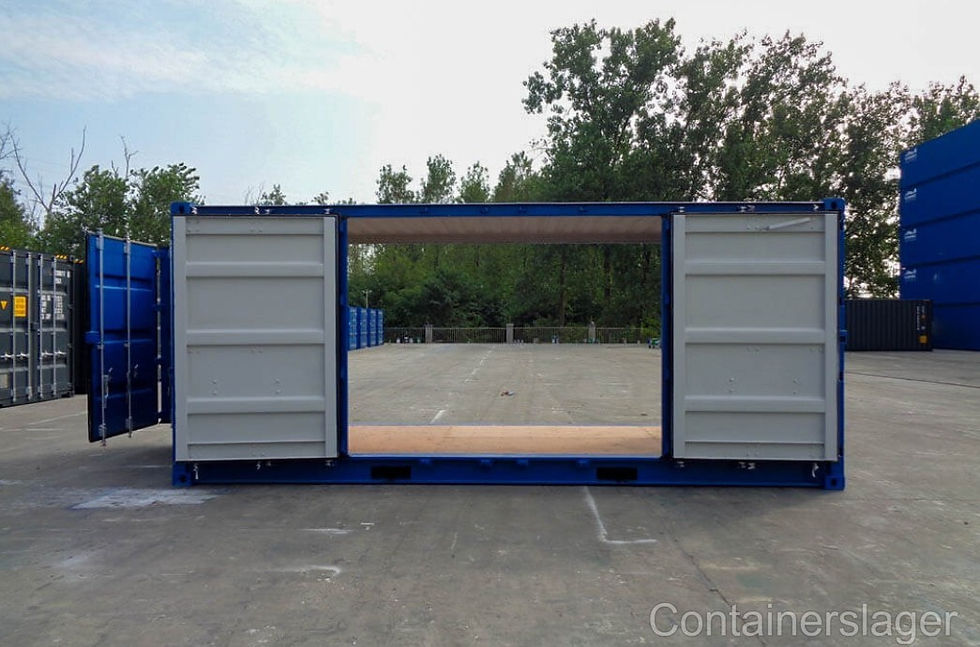 Thumbnail: New 20-foot Double Door (DSD) Shipping Container – Watertight & CSC Certified