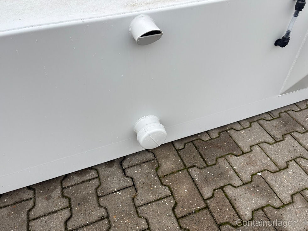 Thumbnail: Nieuwe septictankcontainer van 3 meter – Geïntegreerde tank – Zelfvoorzienende oplossing