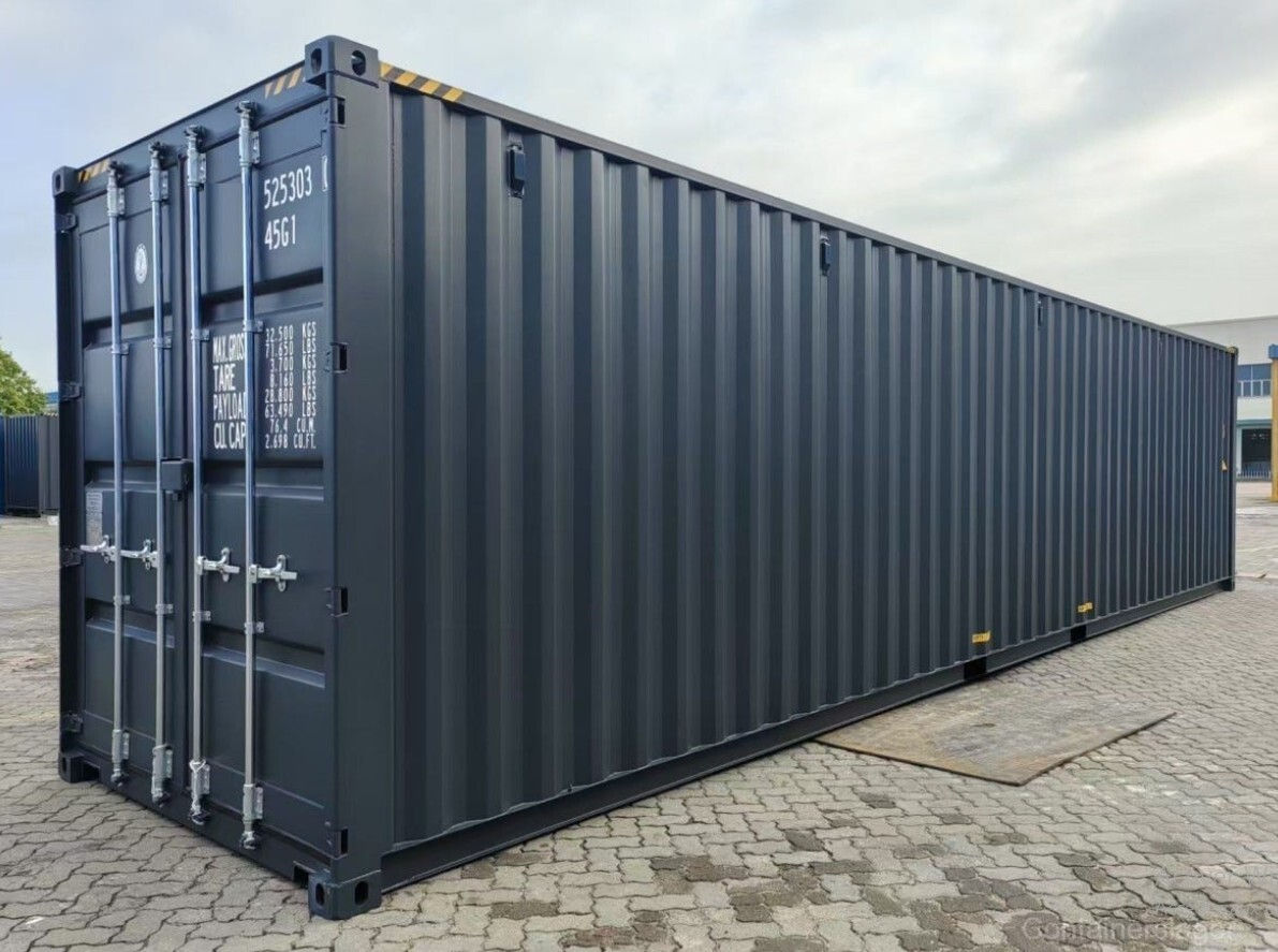 Neuer 40-Fuß-Seecontainer – Große, sichere Lagerkapazität