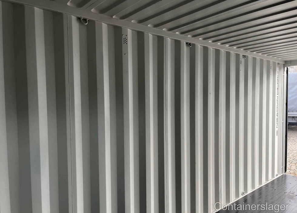 Thumbnail: Nieuwe 20-voets container met drie deuren | Container met 3 deuren, raam en rooster