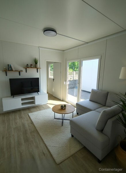 Miniaturbild: 27 m² Wohnbarer Container-Chalet, Modell B – Kompaktes Modulhaus
