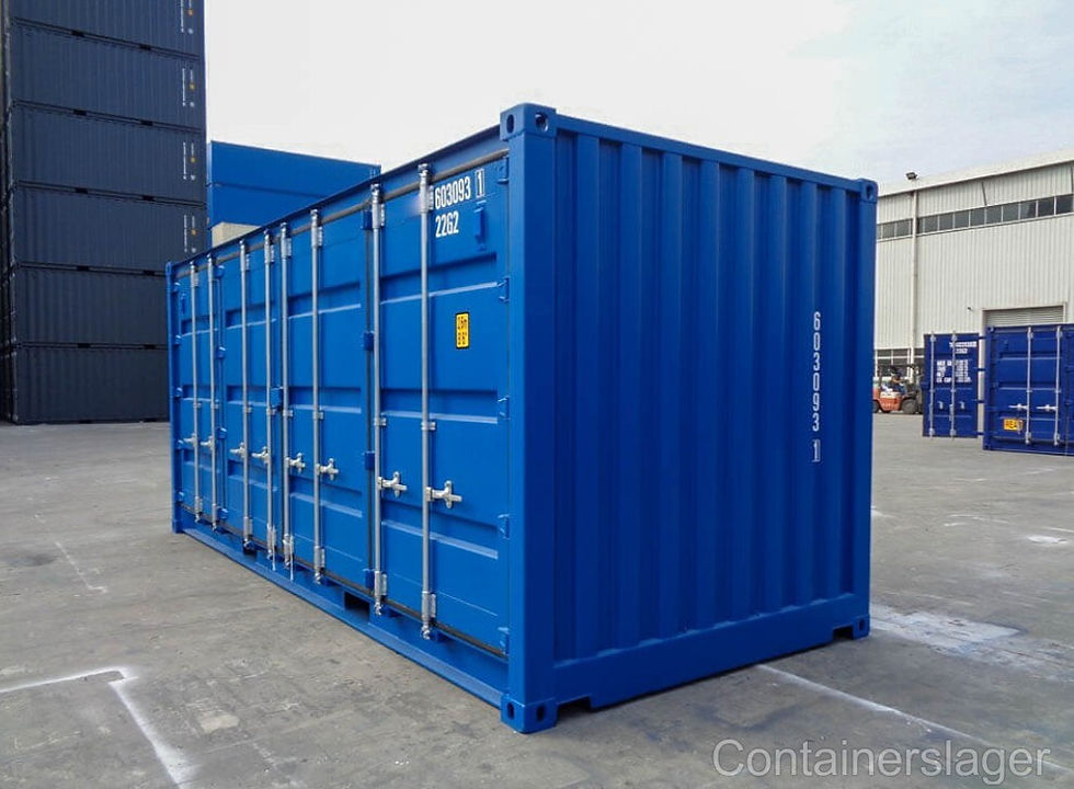 Thumbnail: New 20-foot Double Door (DSD) Shipping Container – Watertight & CSC Certified