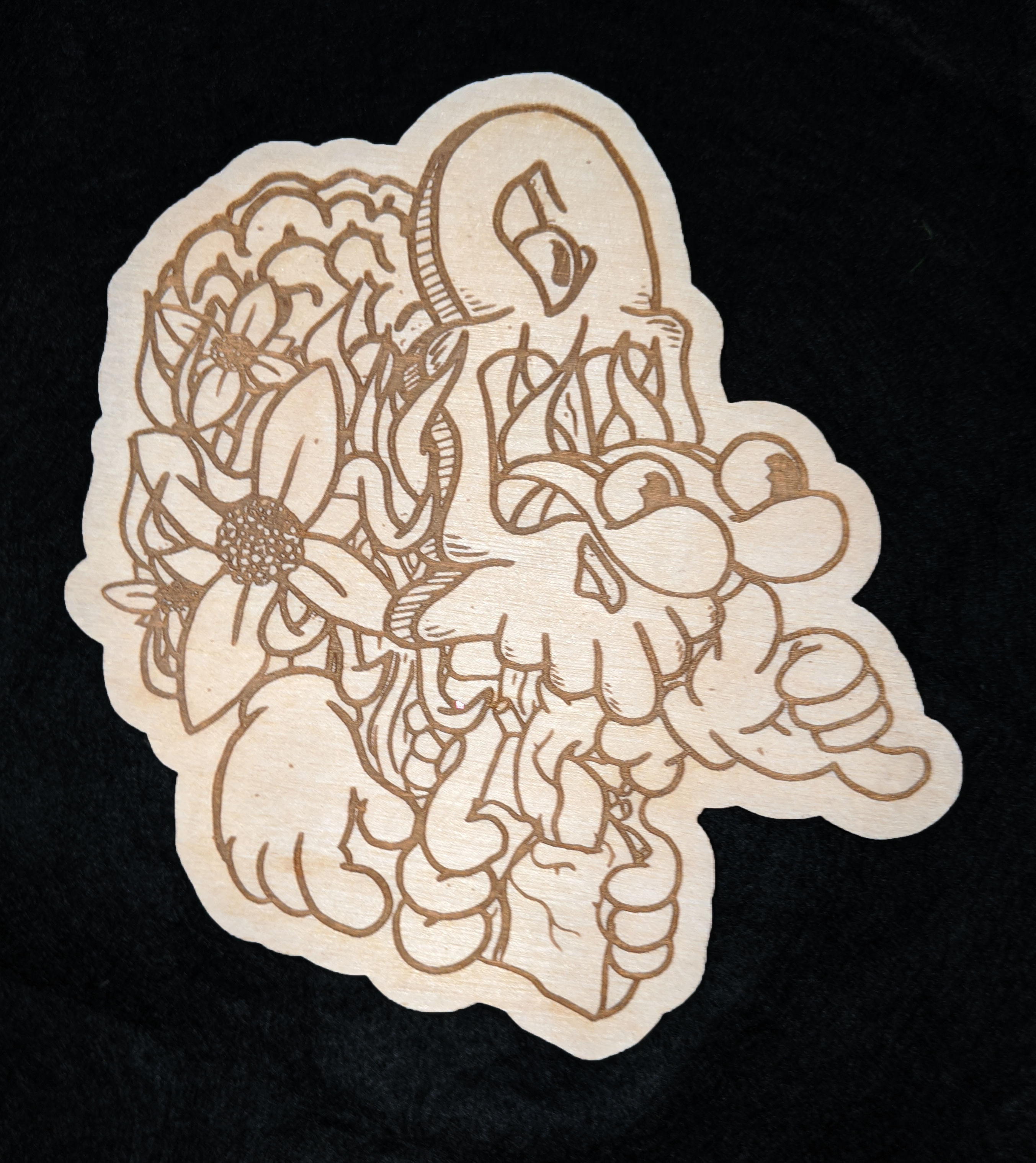 Electric Feel Wood Print